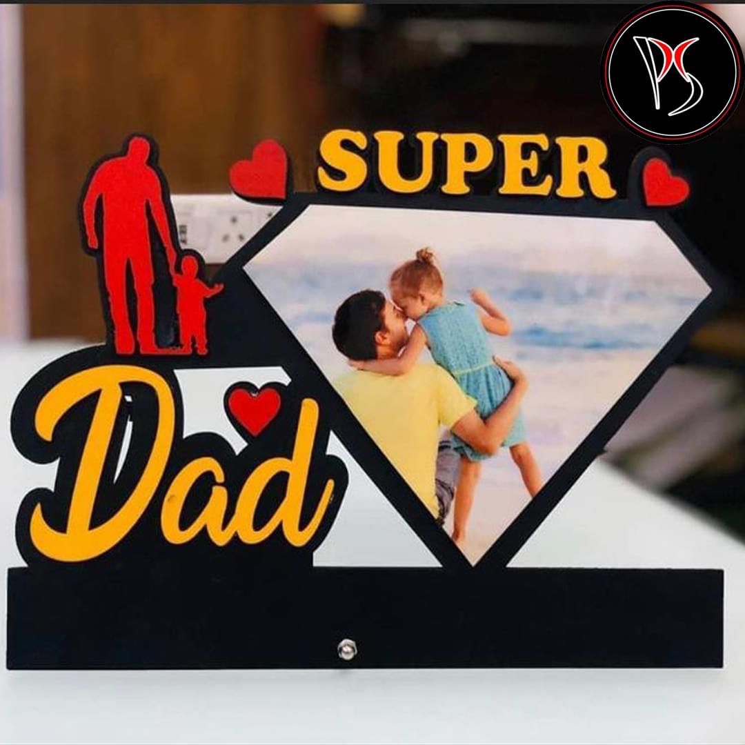 Customize Super Dad Table Top | Personalized Father's Day Gift - GiftCity