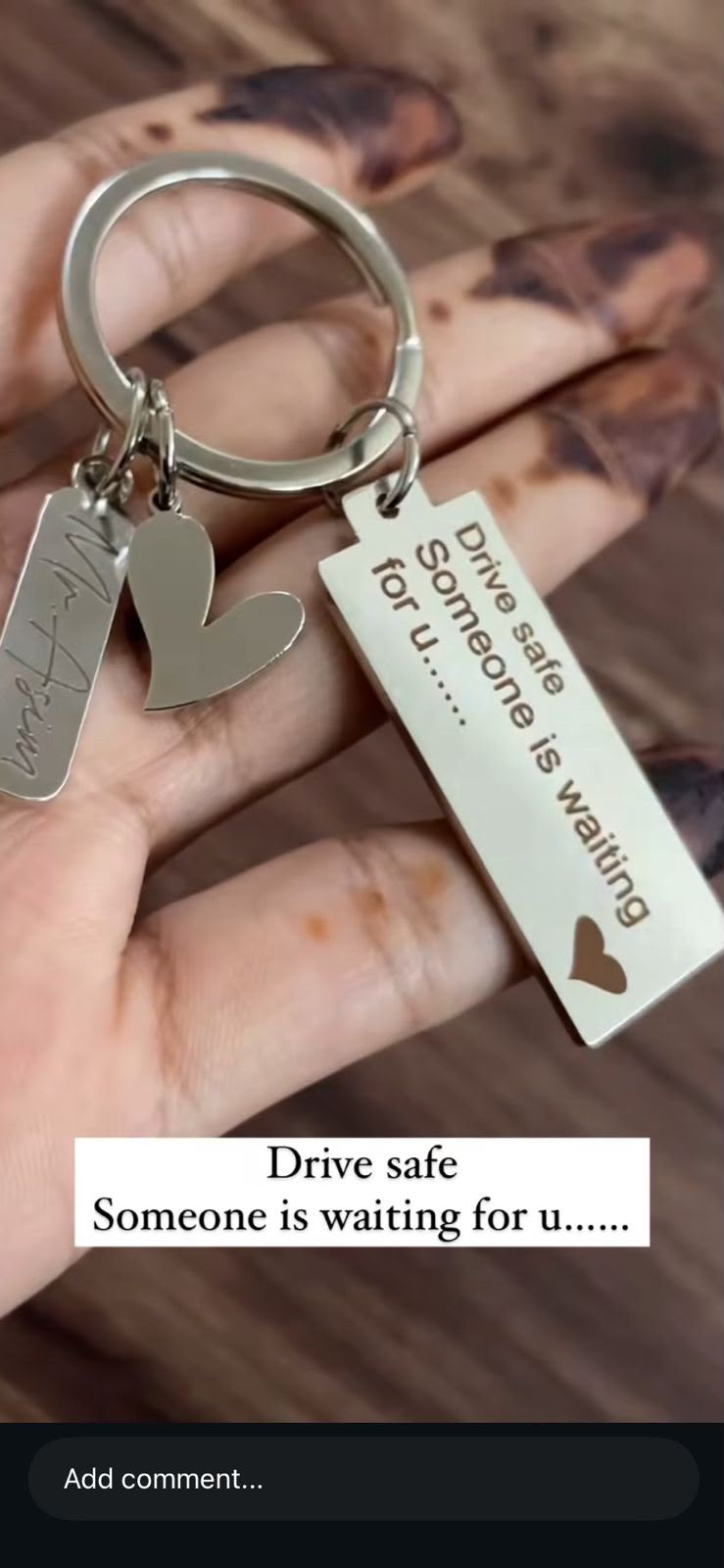 Drive Safe Personalized Multi-Charm Keychain – Love You - GiftCity
