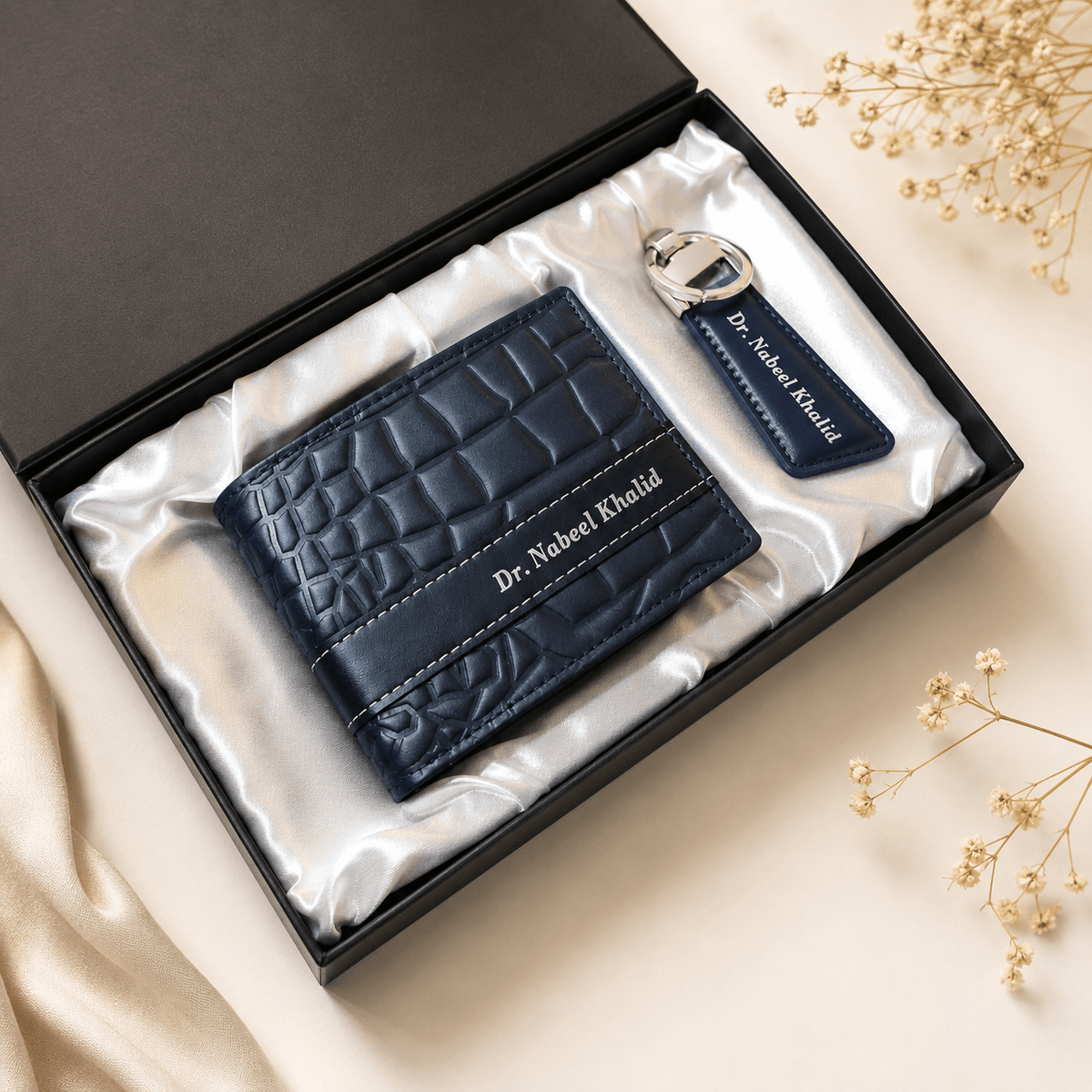 Premium Crocodile Wallet & Keychain - GiftCity