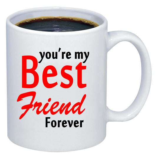 Best Friend Printed Ceramic Mug Gift for Friends, Birthday & Special Occasions - GiftCity