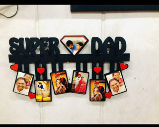 Customize Father day Frame Wooden material 15x12 size | Personalized Father's Day Gift
