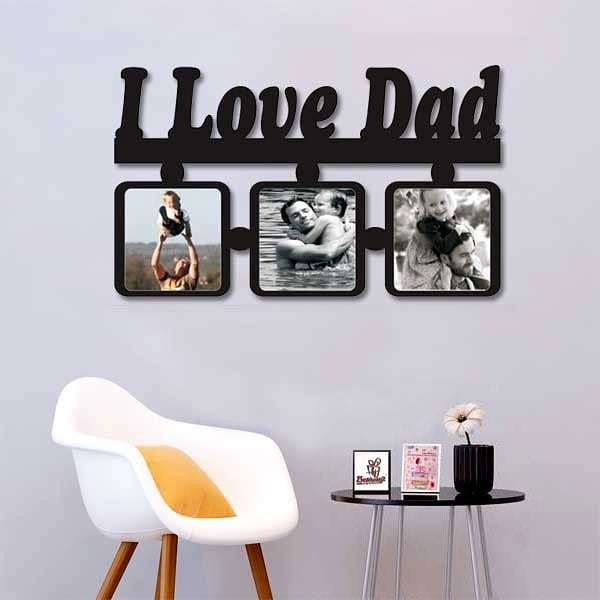 Customize Father day Frame Wooden material 15x12 size | Personalized Father's Day Gift - GiftCity
