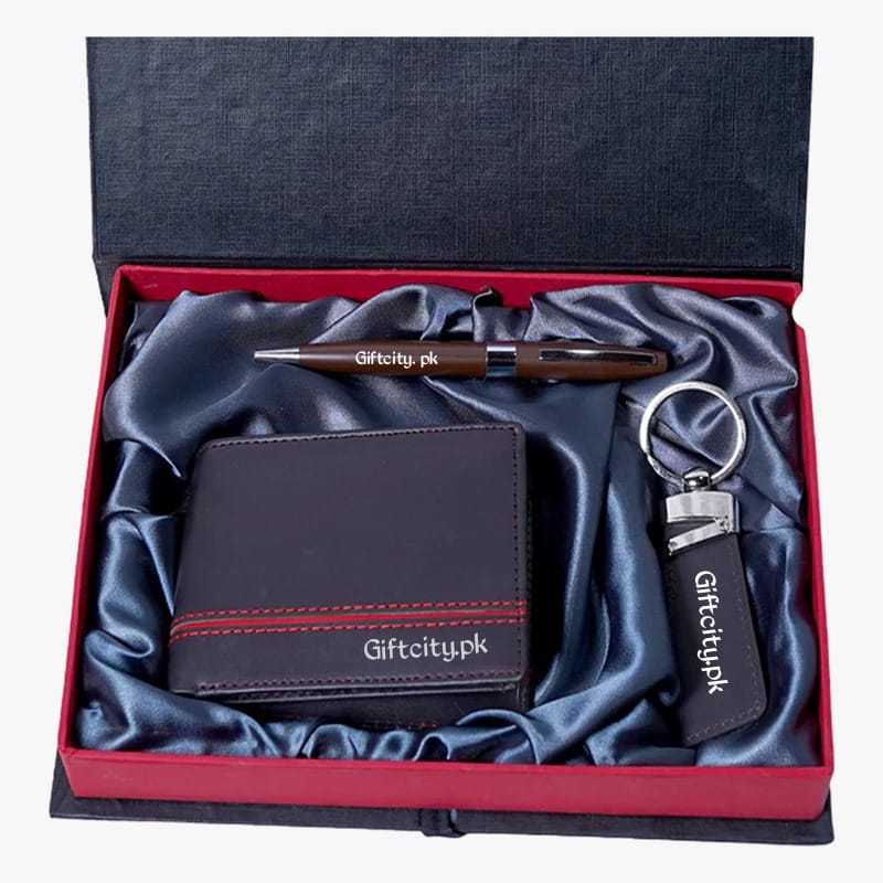 Customize Leather Wallet Keychain Pen with Name Engraving |Gift For Man's - GiftCity