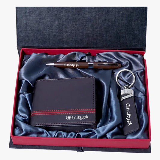 Customize Leather Wallet Keychain Pen with Name Engraving |Gift For Man's - GiftCity