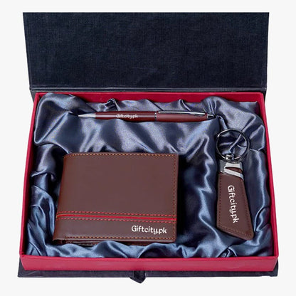 Customize Leather Wallet Keychain Pen with Name Engraving |Gift For Man's - GiftCity