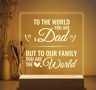 Customize Led Lamp | Personalized Father's Day Gift