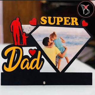 Customize Super Dad Table Top | Personalized Father's Day Gift