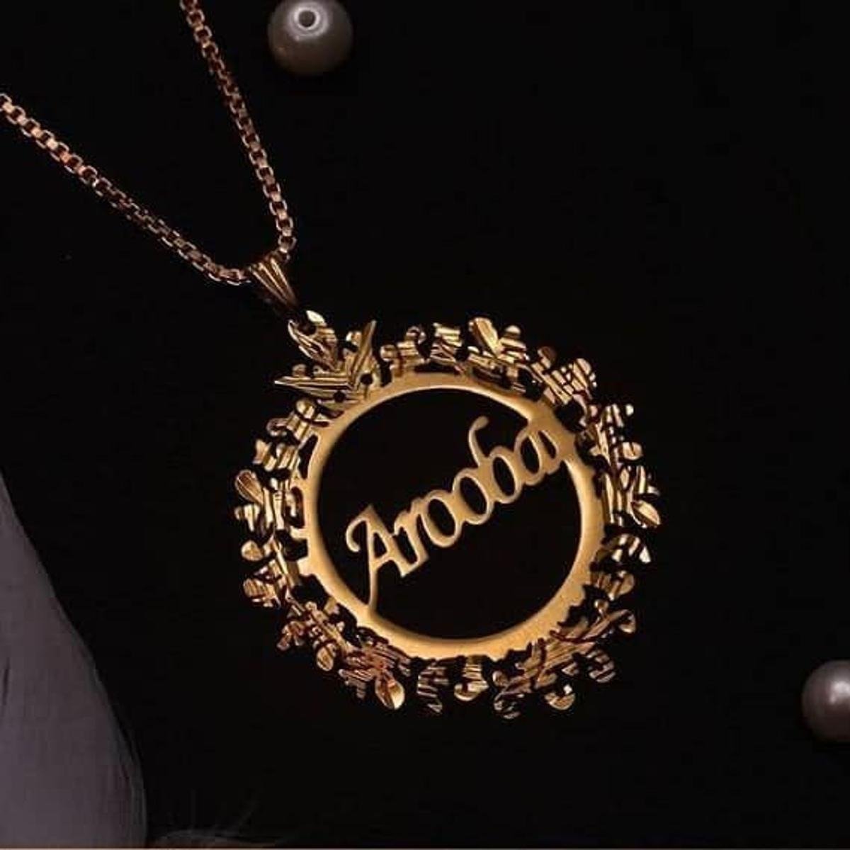 Customized Gold Plated Pendant Necklace |Gift For Women - GiftCity