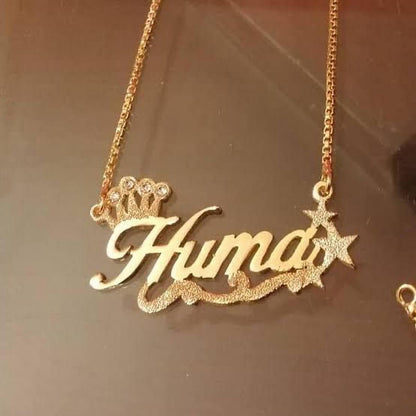 Customized Gold Plated Pendant Necklace |Gift For Women - GiftCity