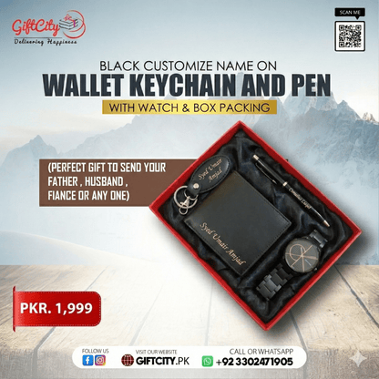 Customized Wallet Keychain Pen Watch - GiftCity