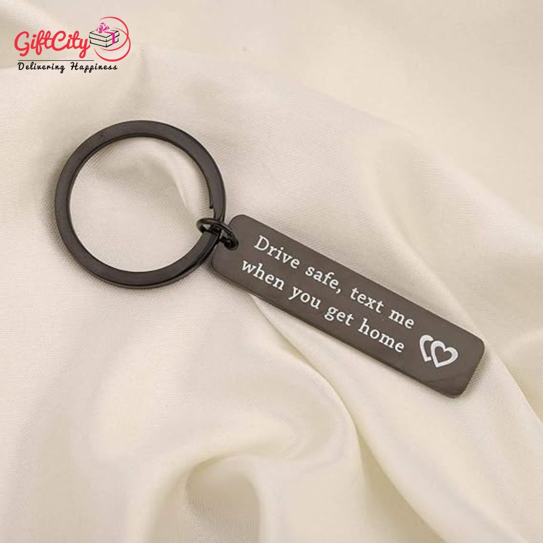 Drive Safe Text Me Keychain - GiftCity