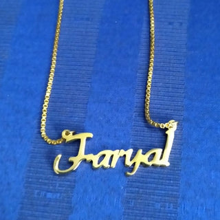 Classic Script Custom Name Necklace