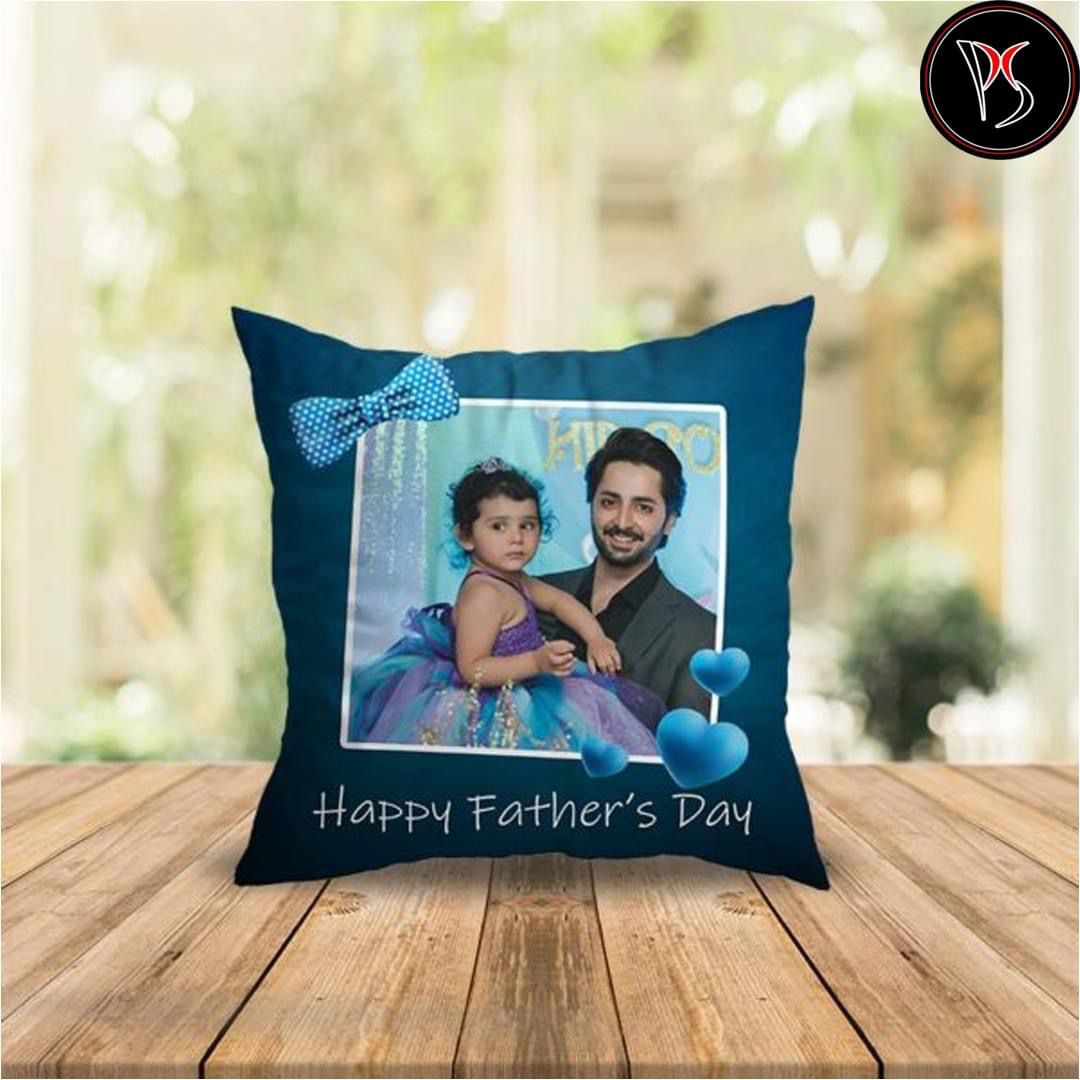 Happy Father Days Cushion | Personalized Father's Day Gift - GiftCity