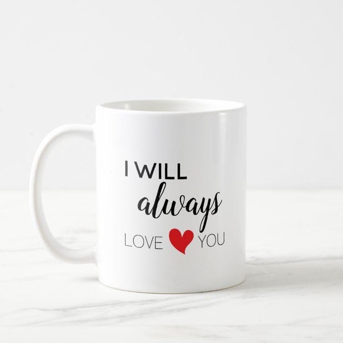 Love Couple Romantic Printed Mug Gift for Couples, Anniversary & Birthday - GiftCity