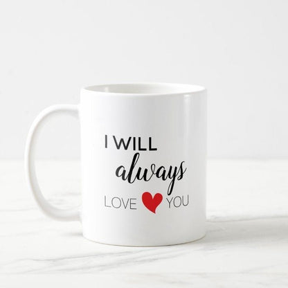 Love Couple Romantic Printed Mug Gift for Couples, Anniversary & Birthday - GiftCity