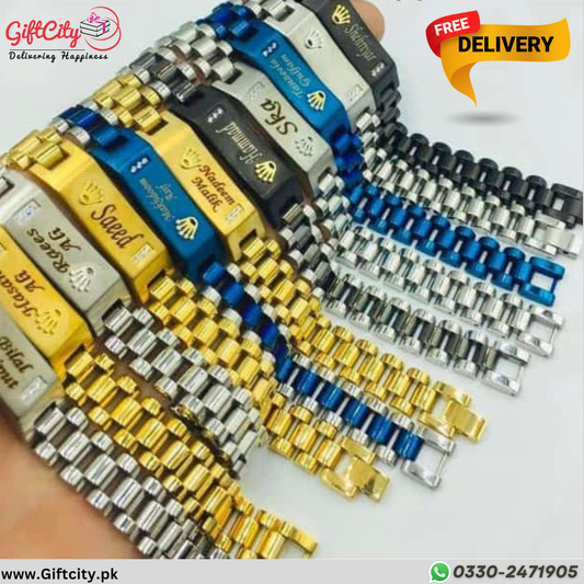 Premium Personalized Bracelet for Men - GiftCity