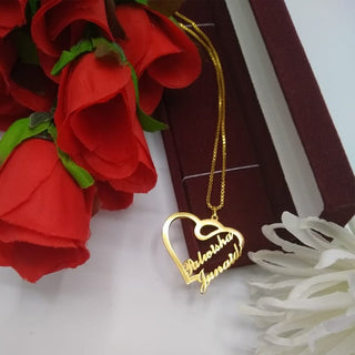 Romantic Heart Name Pendant Necklace
