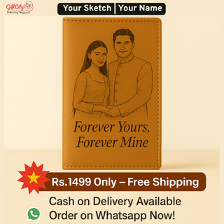 Unique Anniversary Gift Custom Leather Gift for Him/Her