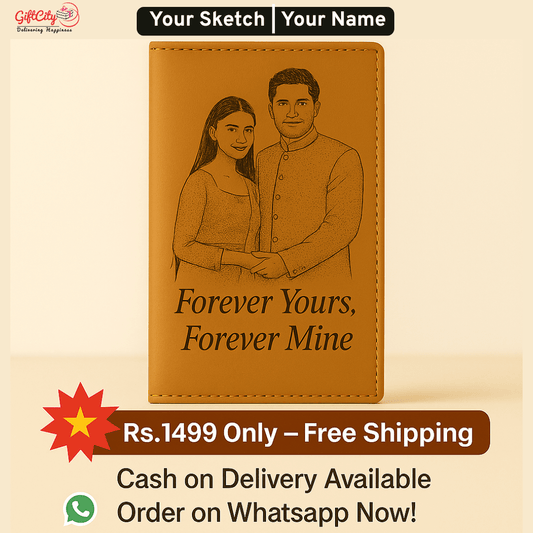 Unique Anniversary Gift Custom Leather Gift for Him/Her - GiftCity