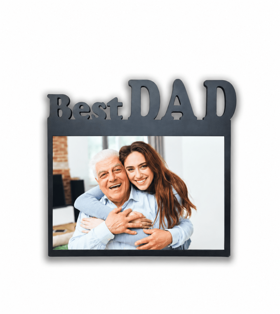 Wall Hanging Frame Mom & Dad Photo Frame | Personalized Father's Day Gift - GiftCity