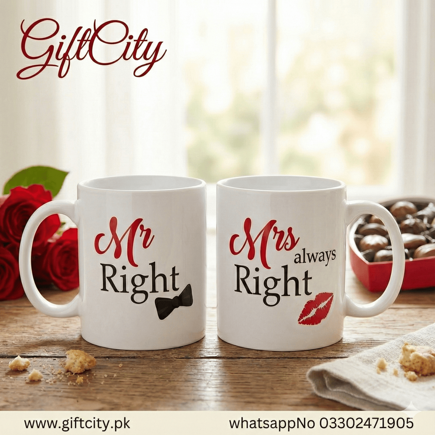 Wifey Hubby Printed Mug - GiftCity